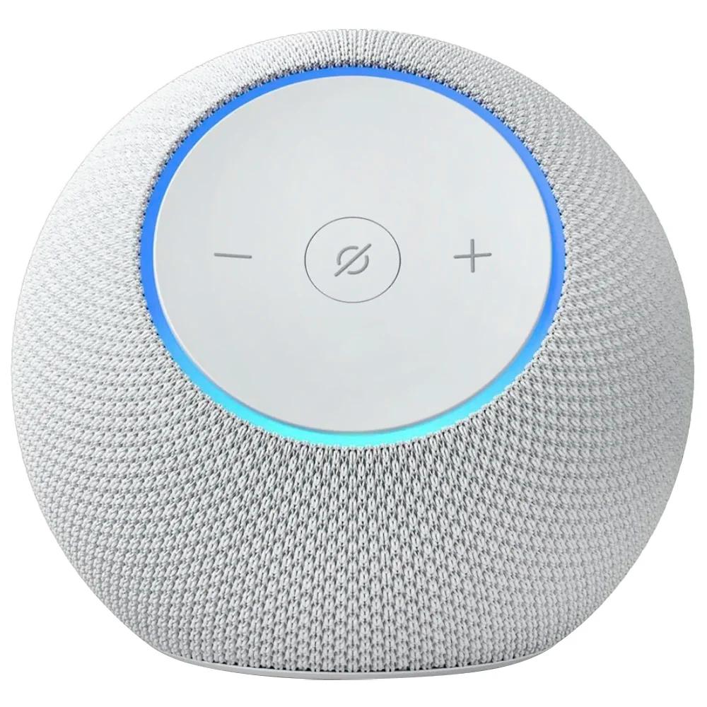Amazon Echo Dot Max ( Geração Mais Recente 2025), Cor Branca - Smart Speaker Com Alexa, Som Envolvente E Hub De Casa Inteligente Integrado,