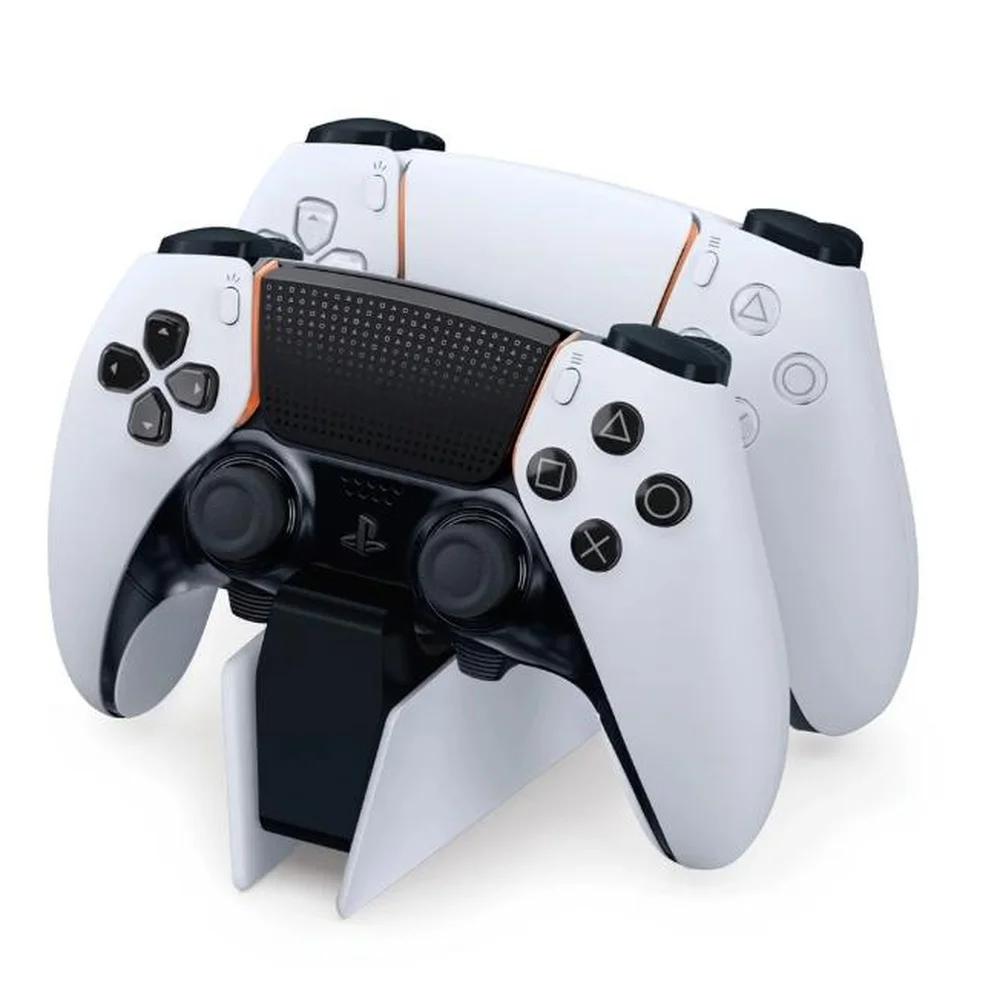 Base De Carregamento Sony Para 2 Controles Dualsense, Playstation 5, Branco - Cfi-zds1r